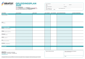 Opleidingsplan 2025: Wat registreer ik waar en wanneer?